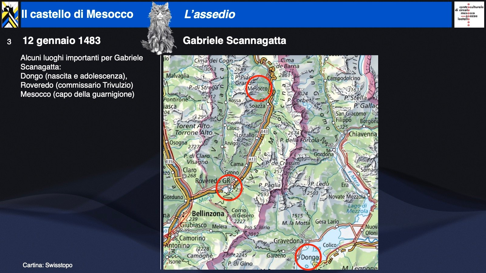 Alcuni luoghi importanti per Gabriele Scanagatta: